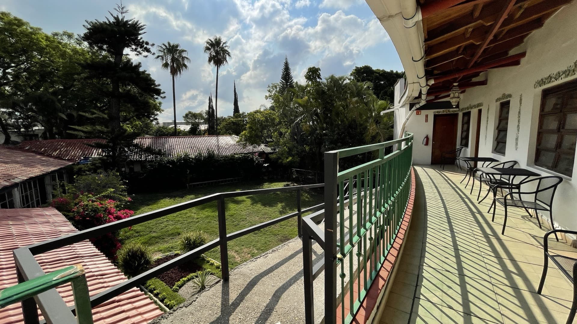 Terrace with open-air seating areas